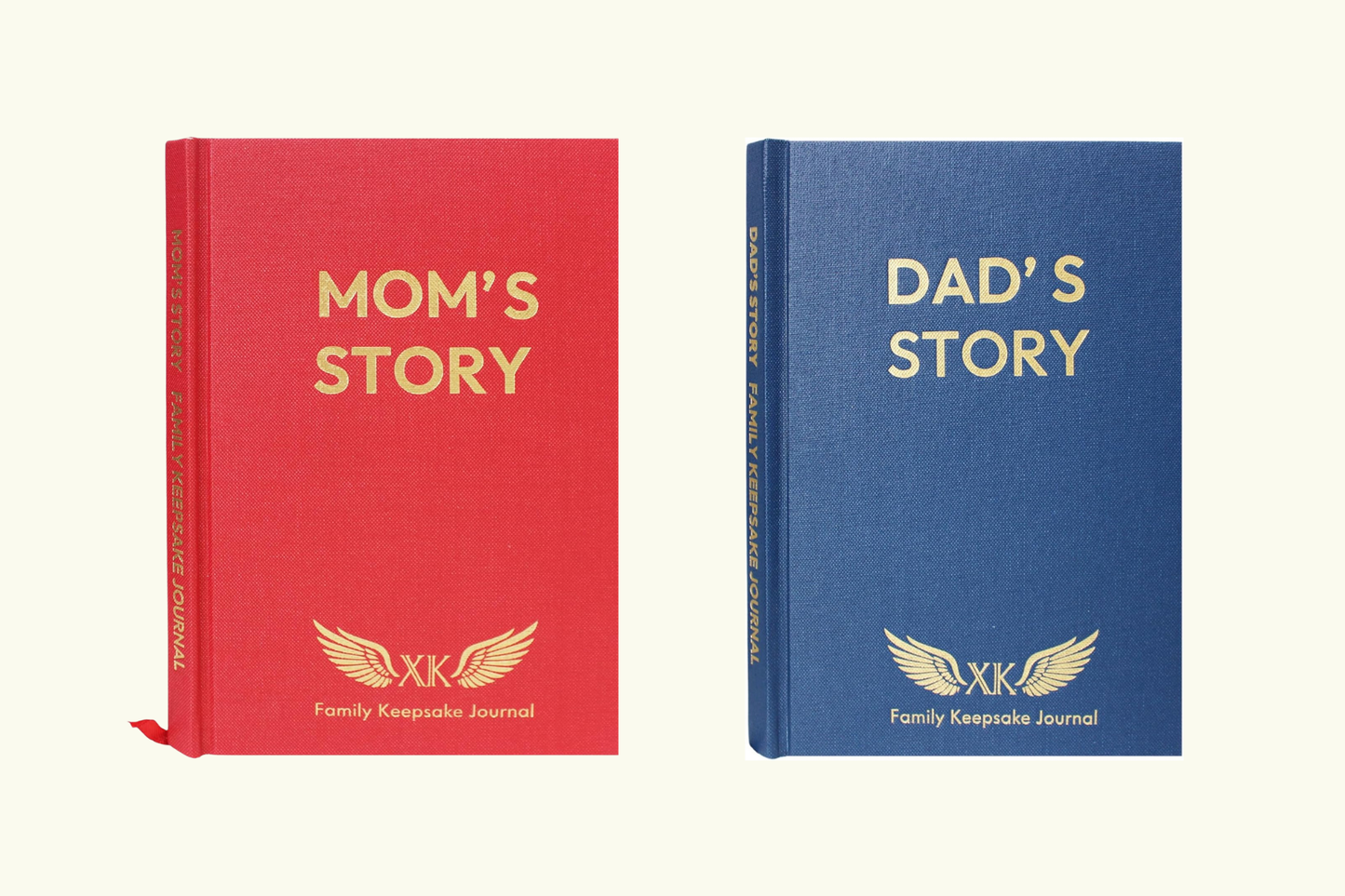 elegant linen cover life story notebook gift