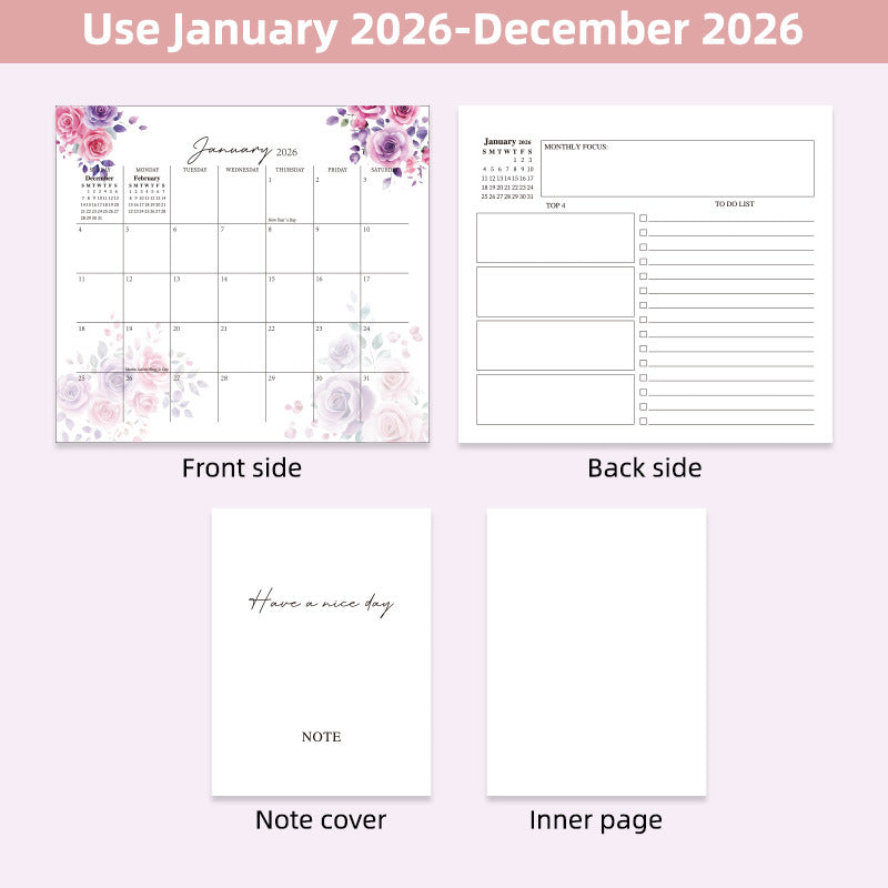 2026 Desk Calendar
