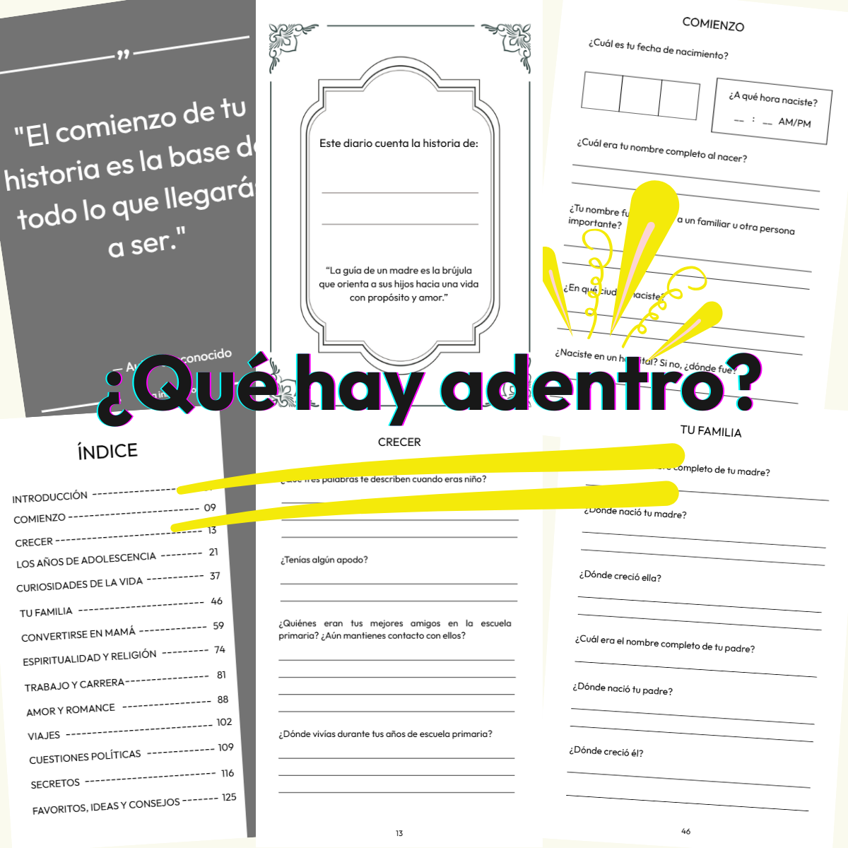 Mamá, Quiero Conocer Tu Historia De Vida